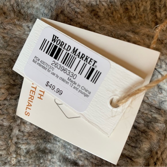 World Market Gray Soft Pullover Cardigan NWT - Picture 4 of 7